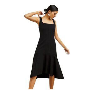 MM Lafleur The James Sleeveless Square Neck Dress in Washable Ponte Women's 6